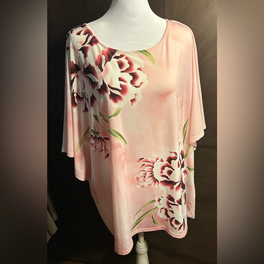 Woman’s  flowery blouse